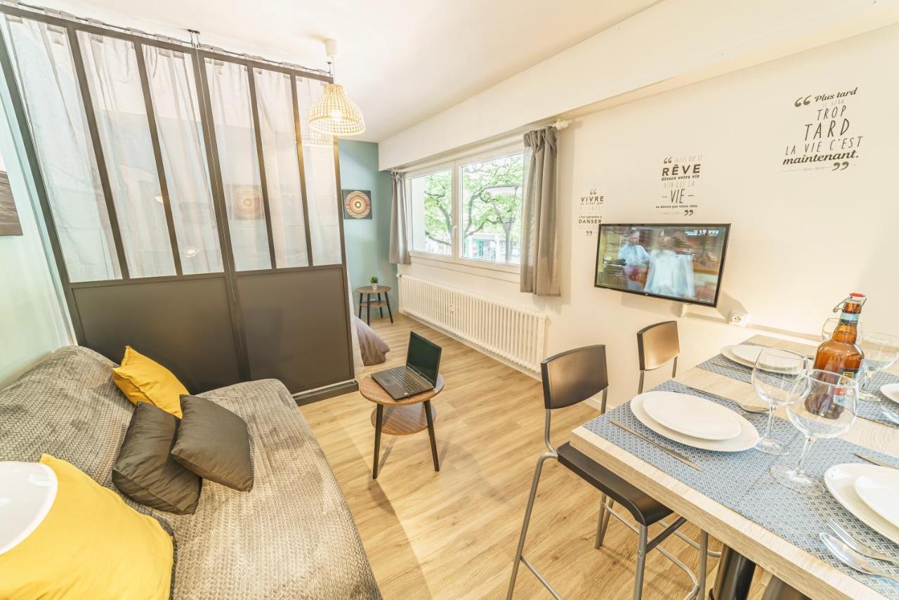 Cosy Studio 108 - Chambery Centre - Stationnement - Gare Exterior foto