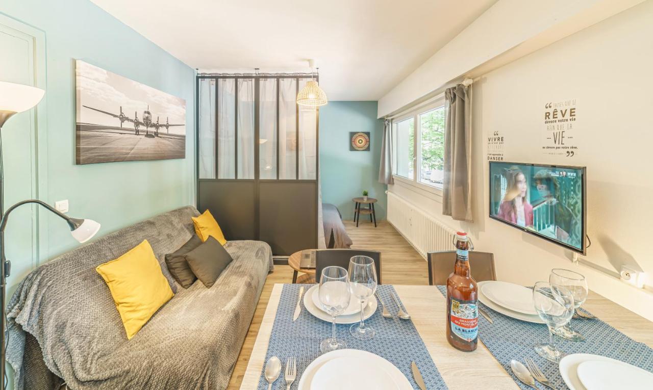 Cosy Studio 108 - Chambery Centre - Stationnement - Gare Exterior foto