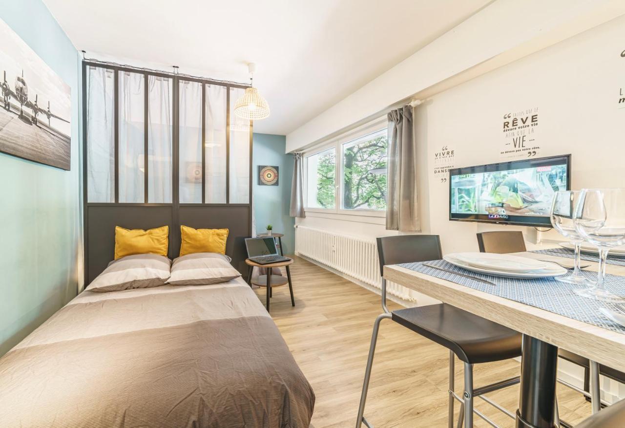 Cosy Studio 108 - Chambery Centre - Stationnement - Gare Exterior foto
